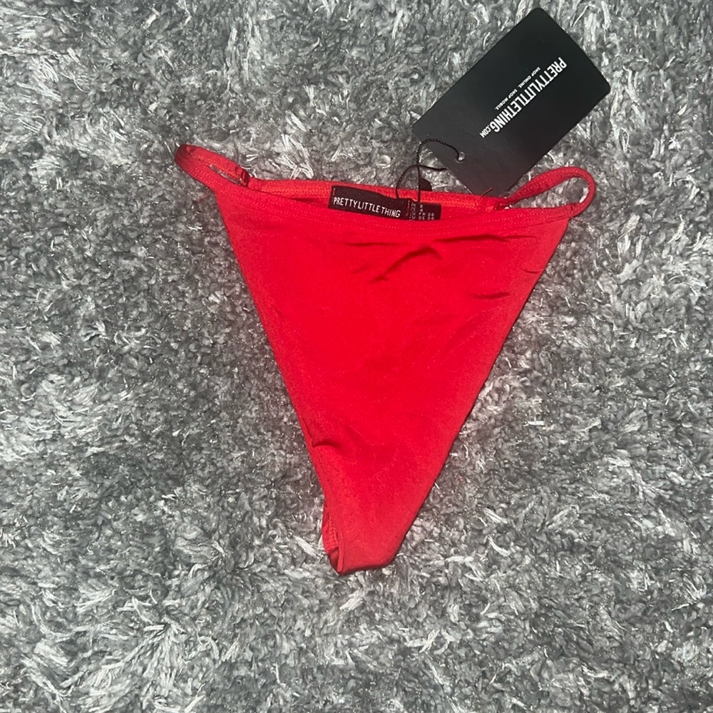 PrettyLittleThing Red Bikini Bottom